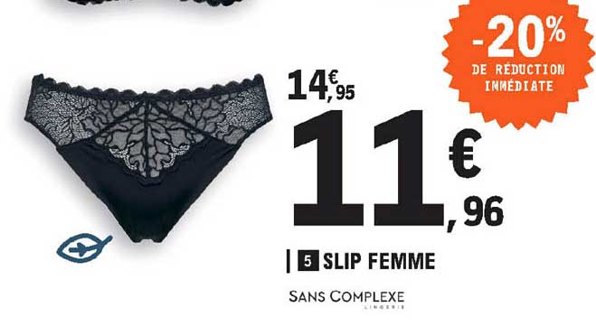 slip femme sans complexe