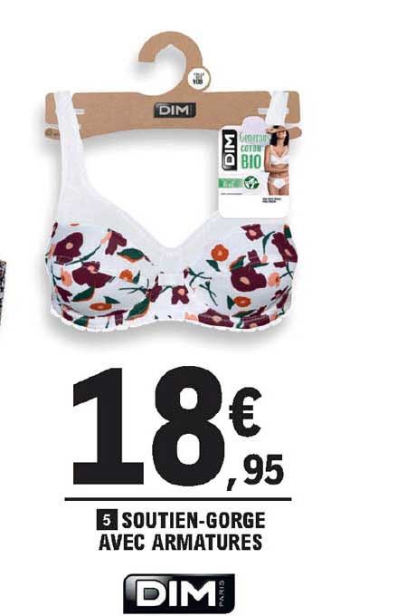 soutien-gorge avec armatures dim
