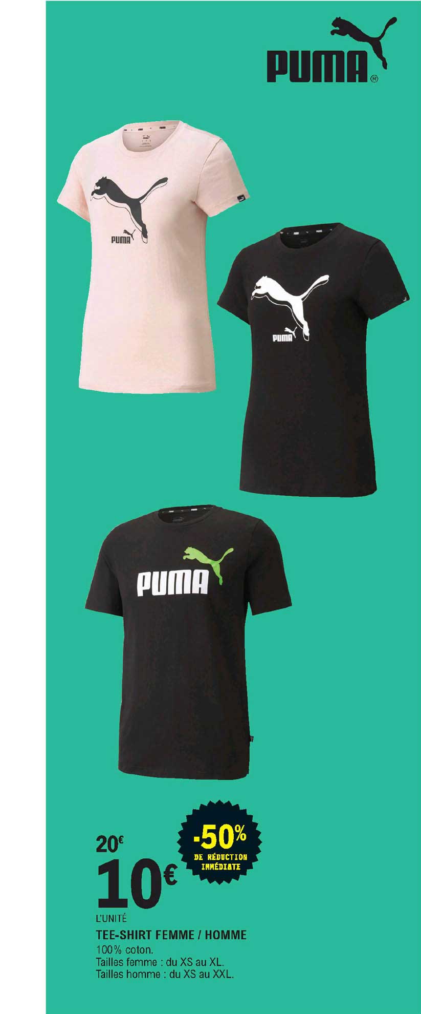 tee-shirt femme - homme puma