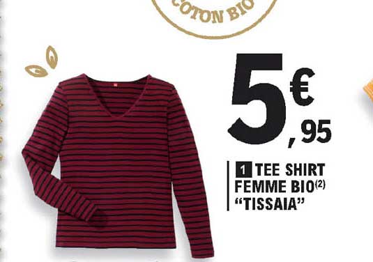 tee-shirt femme bio "tissaia"