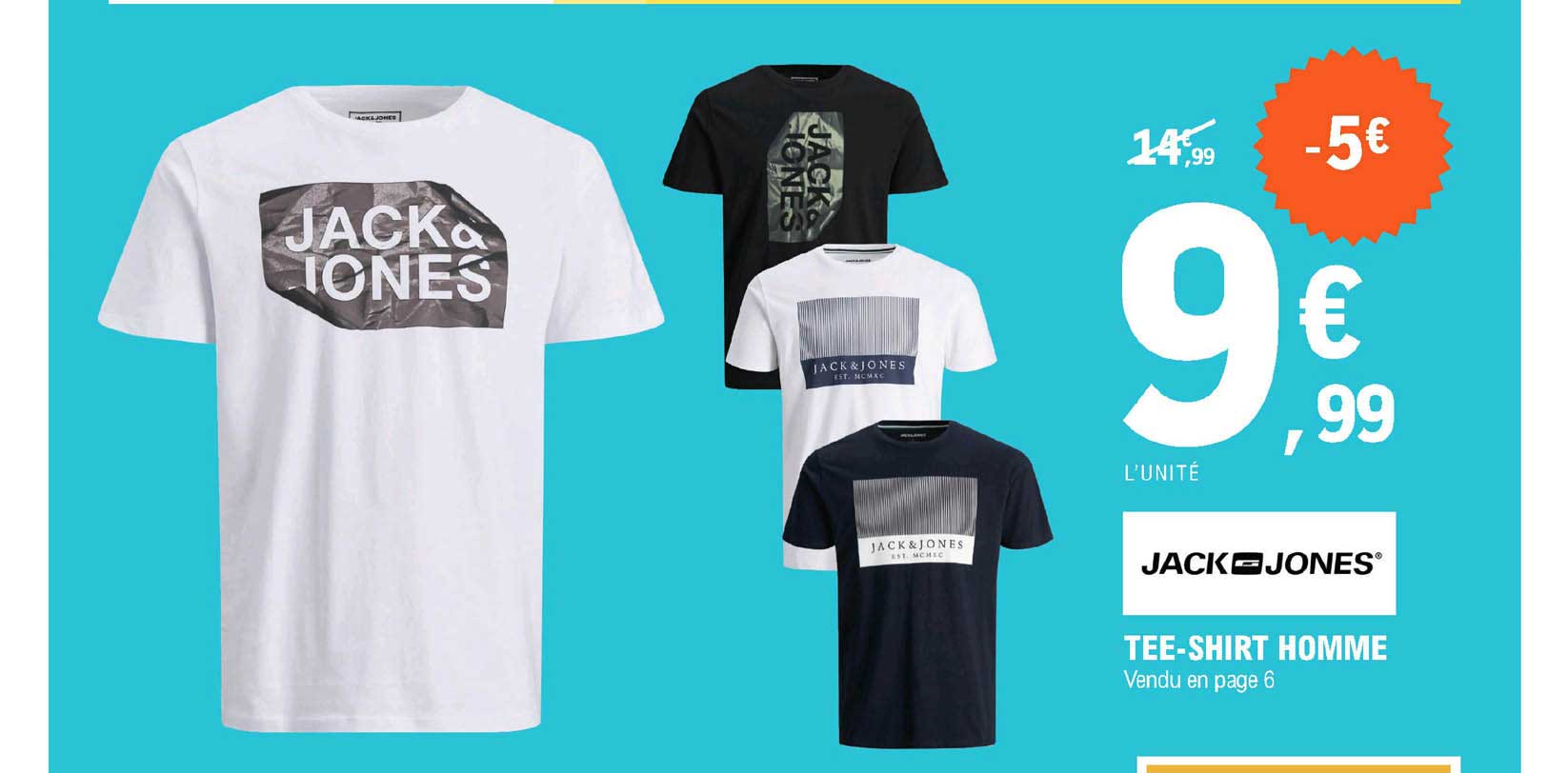 tee-shirt homme jack & jones