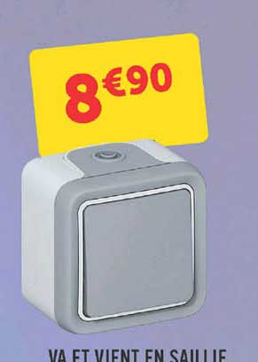 va et vient en saillie