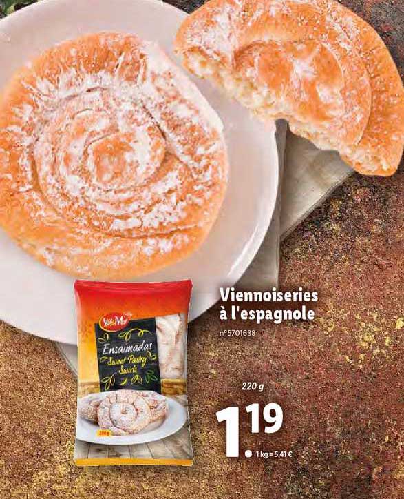 viennoiseries à l'espagnole sol & mar