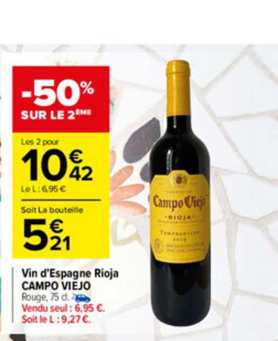 vin d'espagne rioja campo viejo