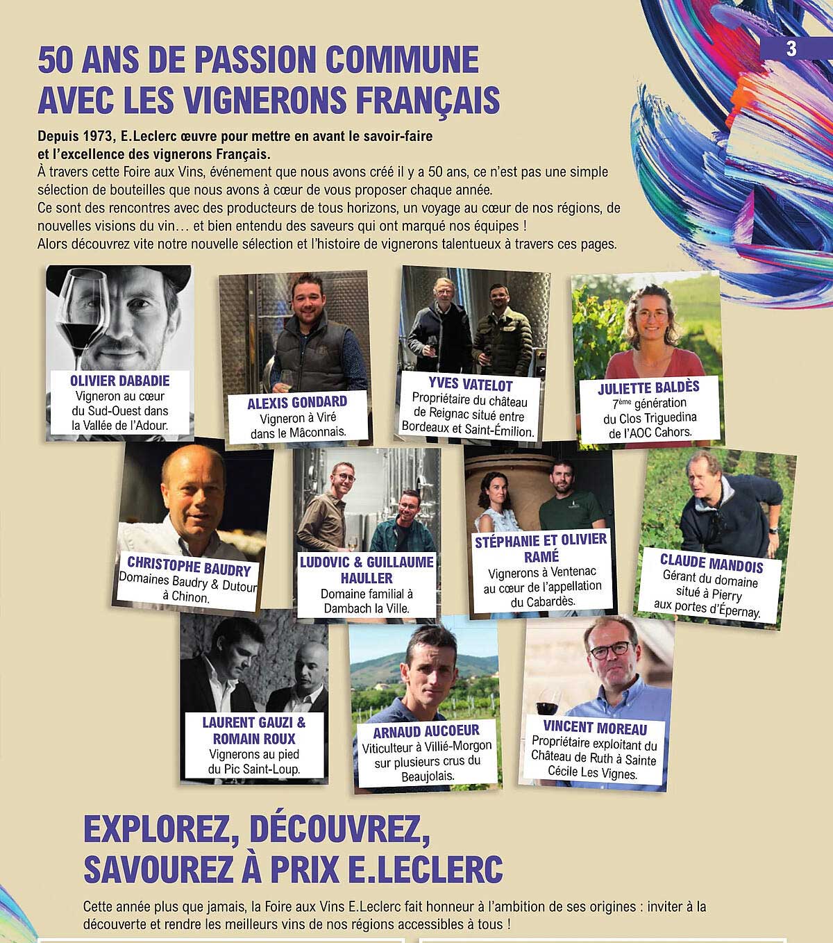 50 ans de passion commune aves les vignerons français