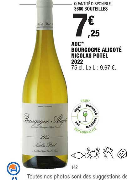 aoc bourgogne aligoté nicolas potel 2022