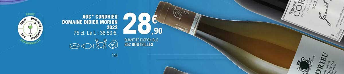 aoc condrieu domaine didier morion 2022