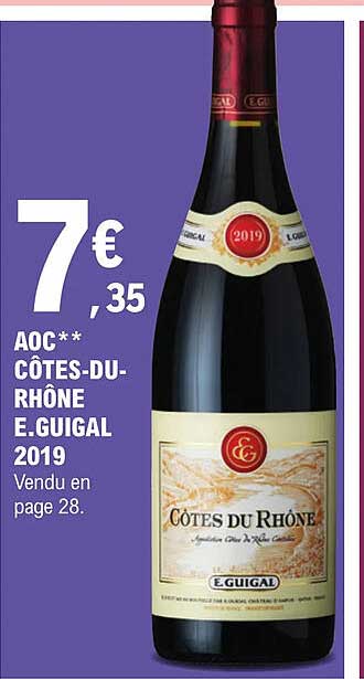 aoc côtes-du-rhône e.guigal 2019