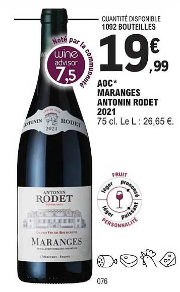 aoc maranges antonin rodet 2021