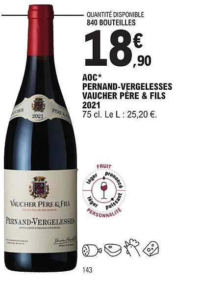 aoc pernand-vergelesses vaucher père & fils 2021