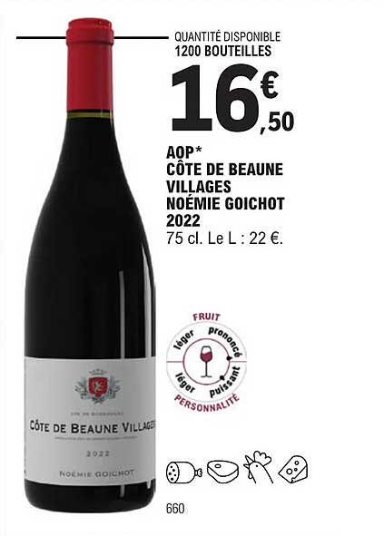aop côte de beaune villages noémie goichot 2022