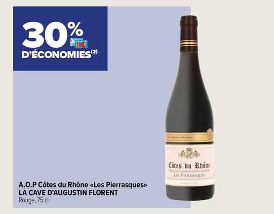 aop côte du rhône «les pierrasques» la cave d'augustin florent