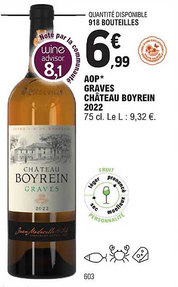 Aop Graves Château Boyrein 2022
