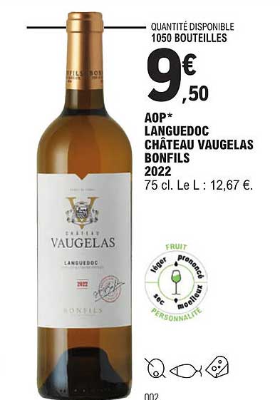 aop languedoc château vaugelas bonfils 2022