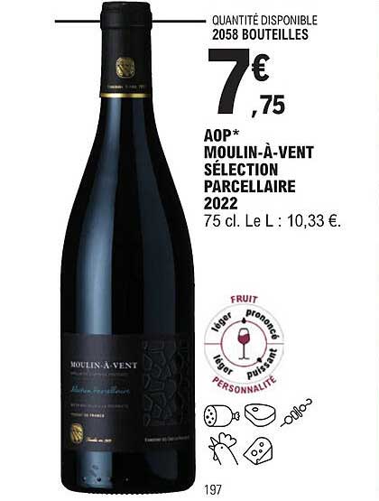 aop moulin-à-vent sélection parcellaire 2022