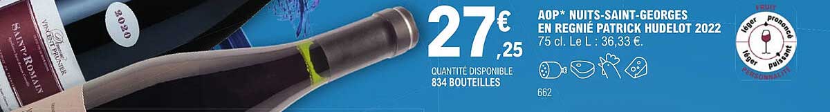 aop nuits-saint-georges en regnié patrick hudelot 2022
