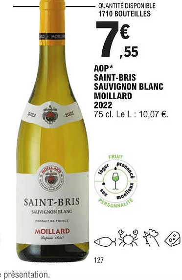 aop saint-bris sauvignon blanc moillard 2022