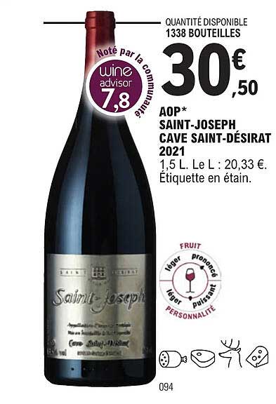 aop saint-joseph cave saint-désirat 2021