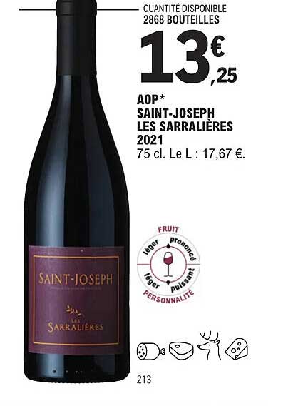 aop saint-joseph les sarralières 2021