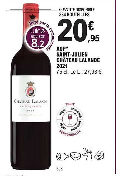 aop saint-julien château lalande 2021