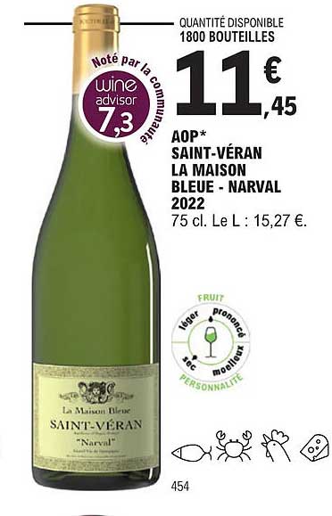 aop saint-véran la maison bleue - narval 2022