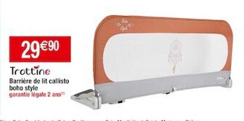 barrière de lit callisto boho style trottine