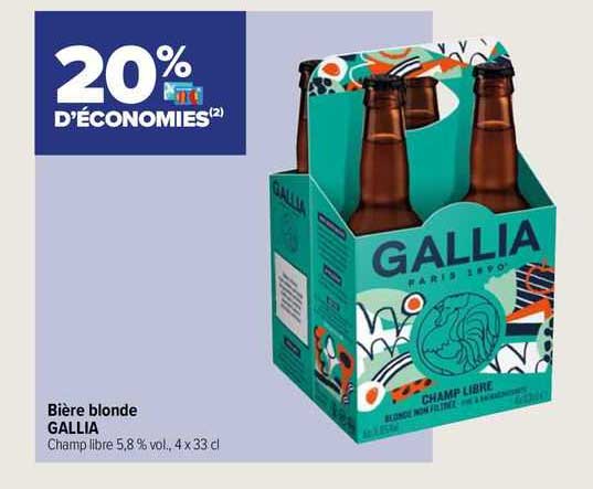 Bière Blonde  Gallia