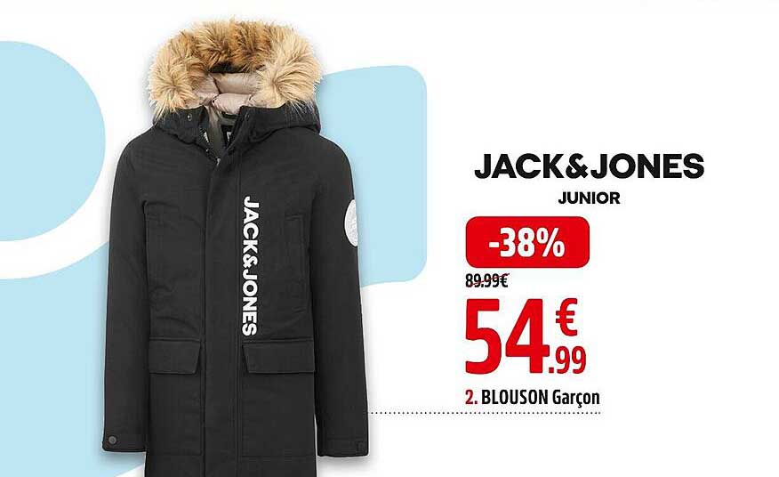 blouson garçon jack & jones