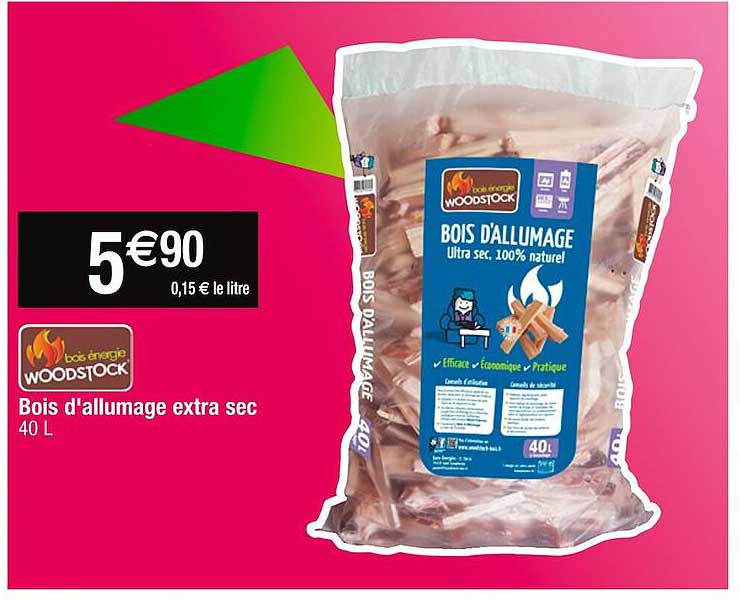 Bois D'allumage Extra Sec Woodstock
