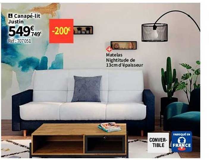 canapé-lit justin