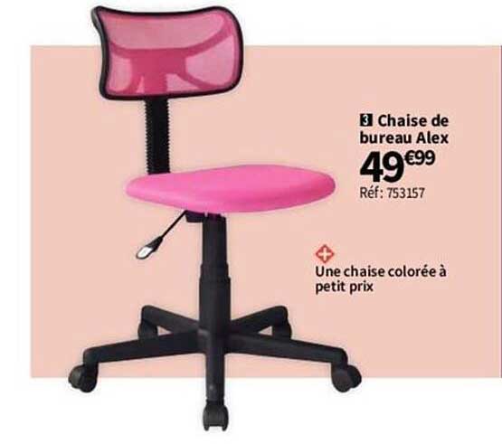 chaise de bureau alex