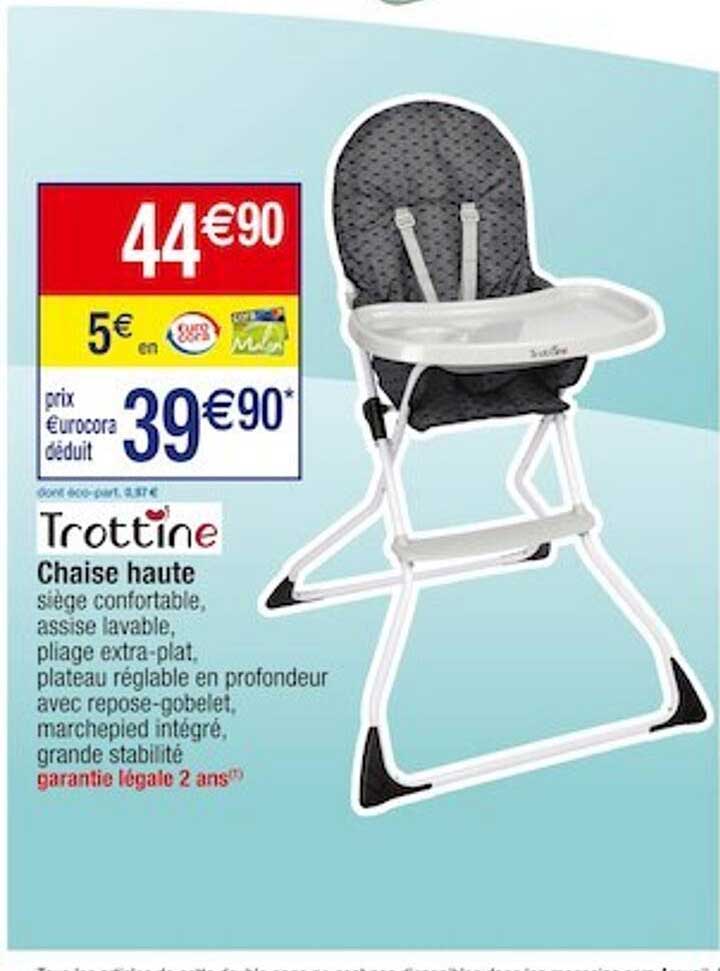 Chaise Haute Trottine
