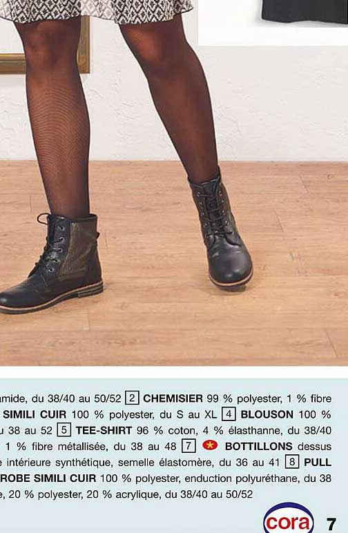 chemisier, blouson, tee-shirt, botillons, robe simili cuir