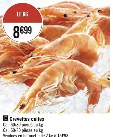 Crevettes Cuites