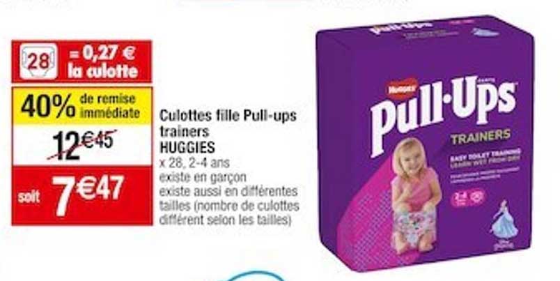 culottes fille pull-ups trainers huggies