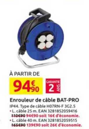 enrouleur de câble bat-pro
