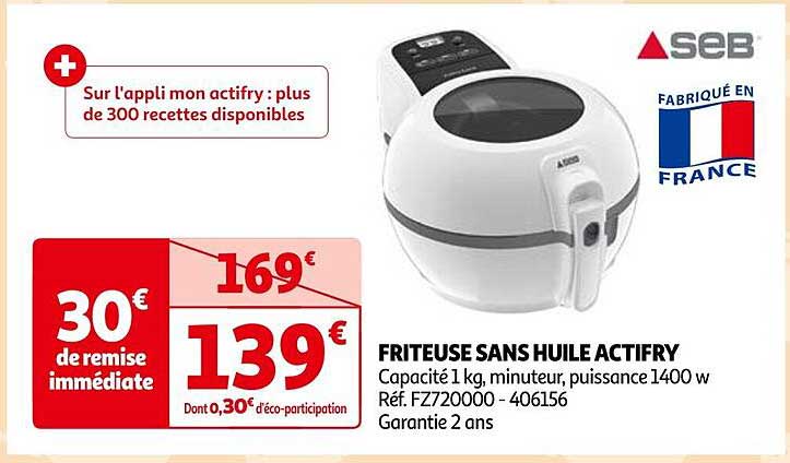 Friteuse Sans Huile Actifry Seb