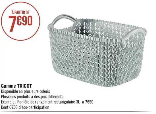 Gamme Tricot
