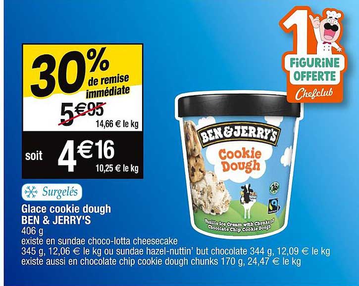 glace cookie dough ben & jerry's