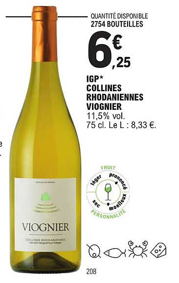Igp Collines Rhodaniennes Viognier