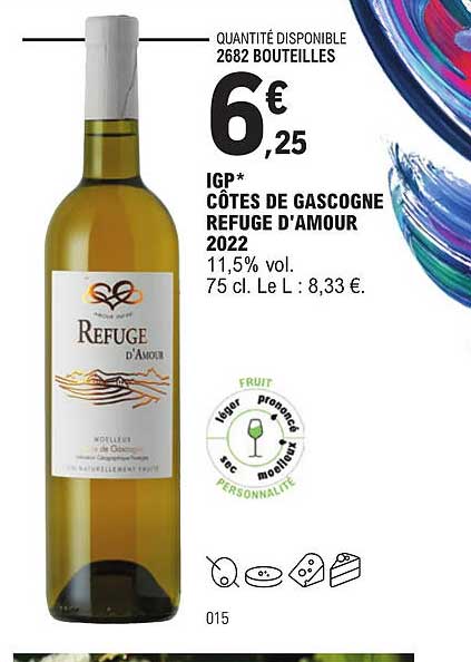 igp côtes de gascogne refuge d'amour 2022