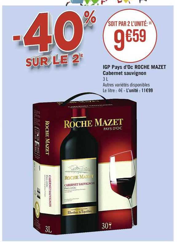 igp pays d'oc roche mazet cabernet sauvignon