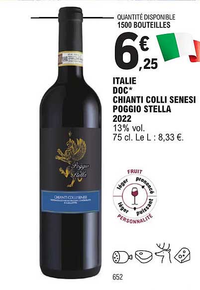 italie doc chianti colli senesi poggio stella 2022
