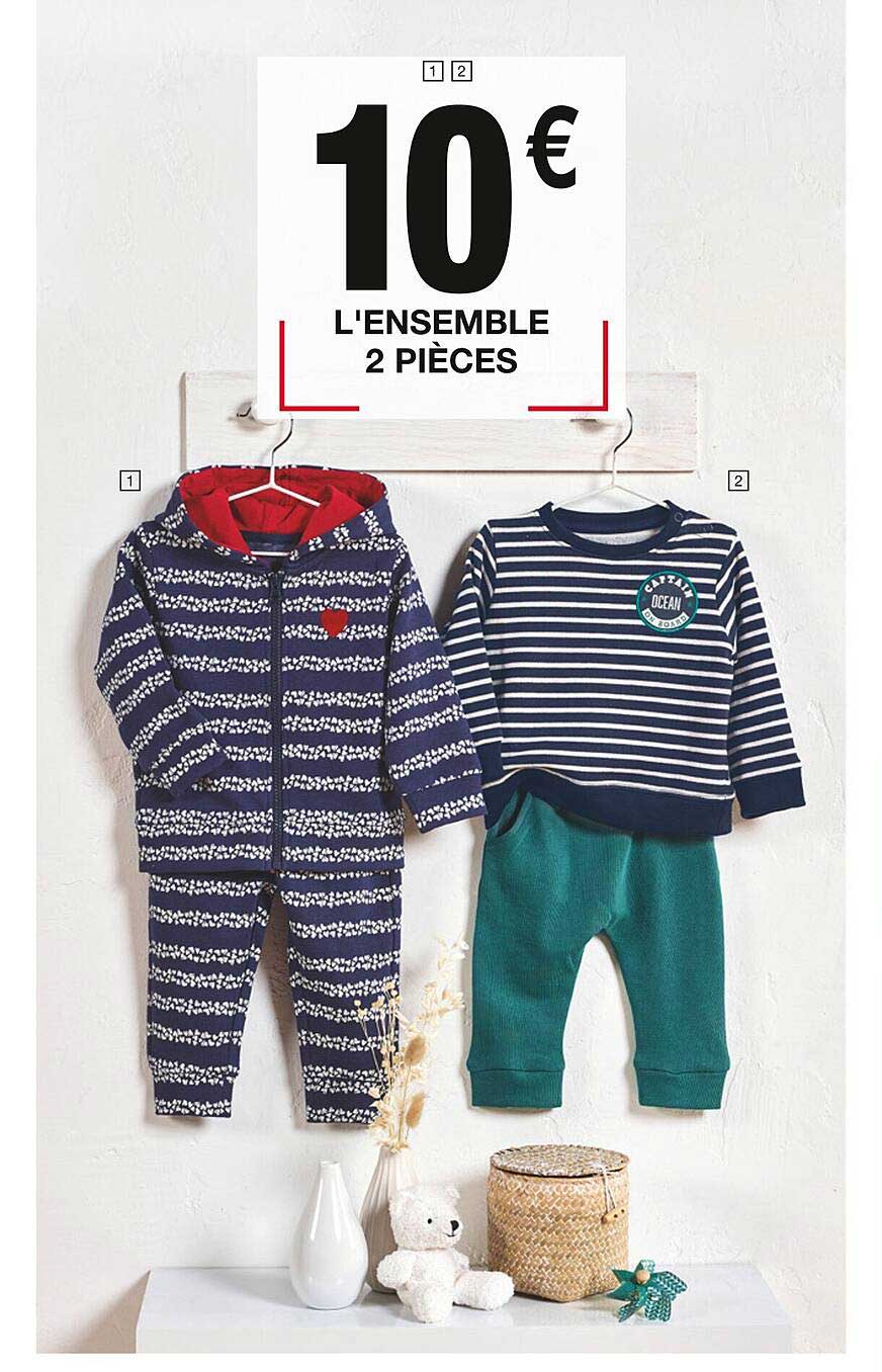 l'ensemble 2 pièces