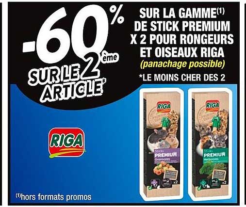 la gamme de stick premium x2 pour rongeurs et oiseaux riga
