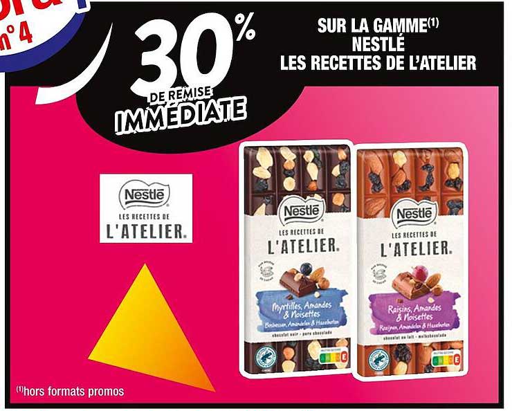 la gamme nestlé les recettes de l'atelier