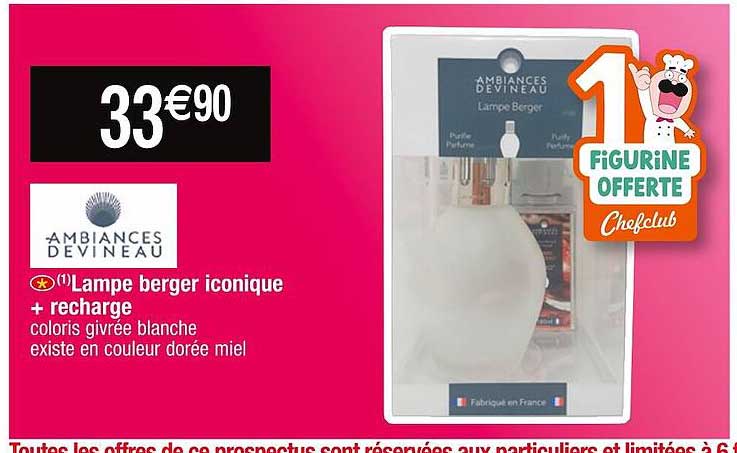 lampe berger iconique + recharge ambiances devineau
