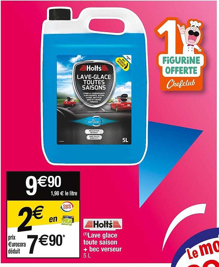 lave glace toute saison + bec verseur holts