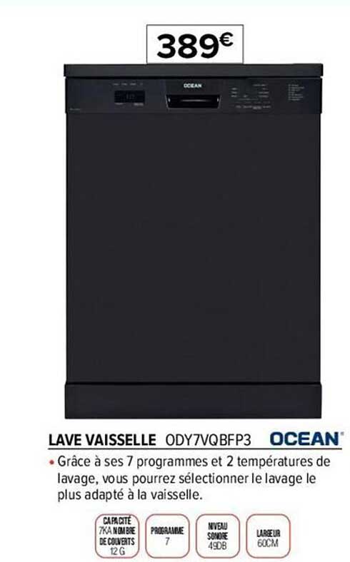 lave vaisselle océan