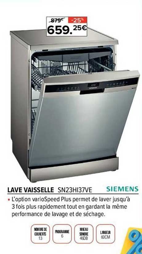 Lave Vaisselle Siemens